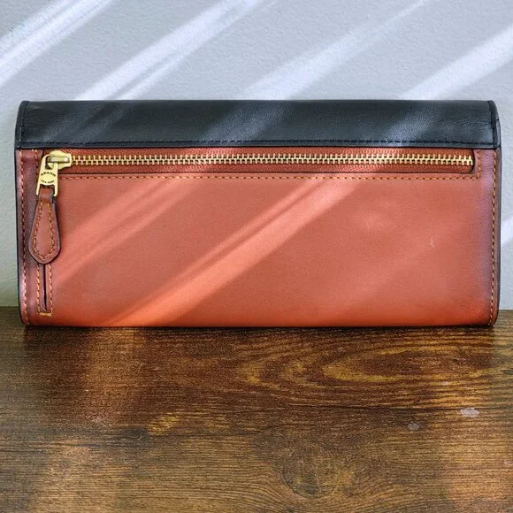 COACH Signature Color Block Slim Wallet - Picture 6 of 11